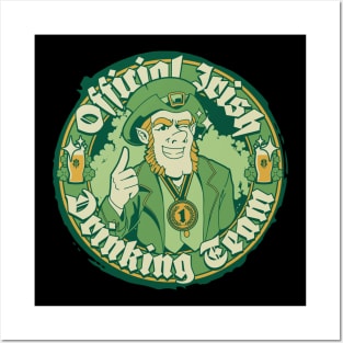 St Patricks Day Official Drinking Team Posters and Art